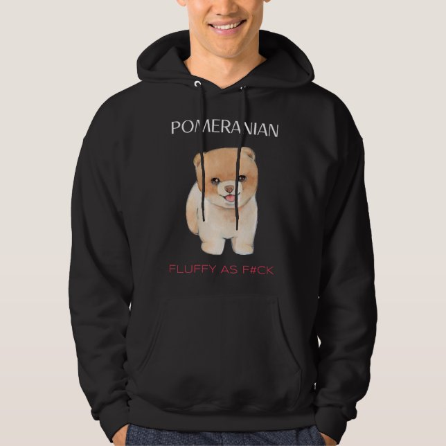 Sudadera Pomerania Teddy Bear Fluffy Girlfriend (Anverso)