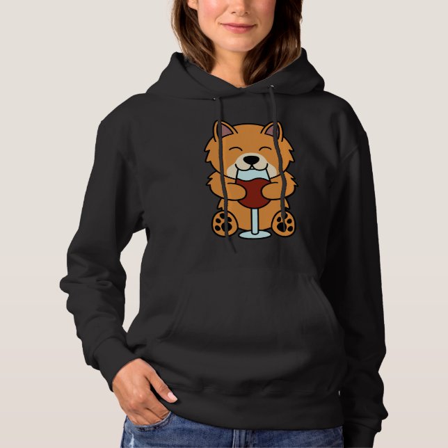 Sudadera Pomerania Wine Lover (Anverso)