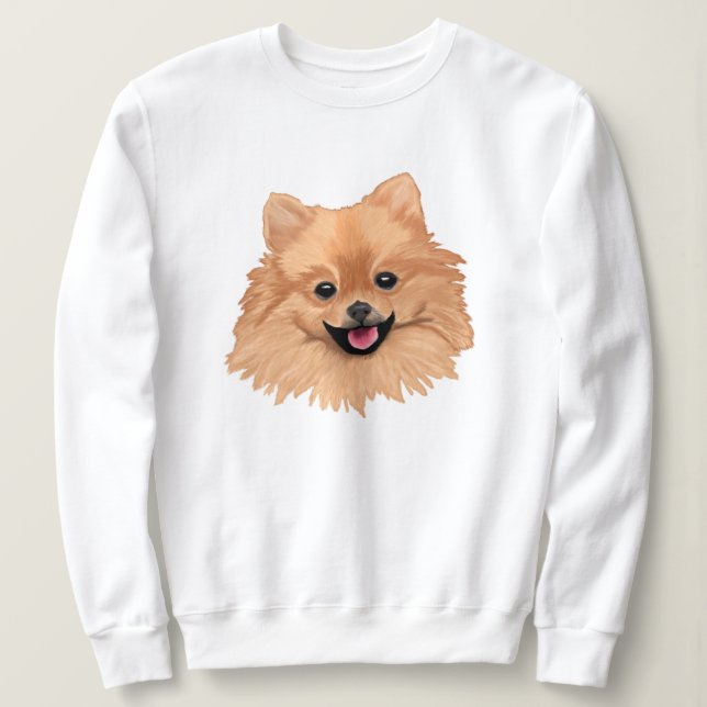 Sudadera Pomeranian (Anverso del diseño)