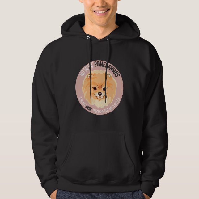 Sudadera Pomeranian Dog Meme Sticker (Anverso)