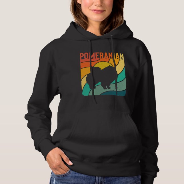 Sudadera Pomeranian Dog Vintage Pet Lover (Anverso)