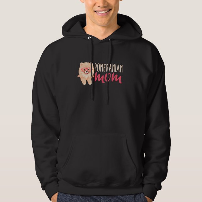 Sudadera Pomeranian Mom Pomeranian (Anverso)
