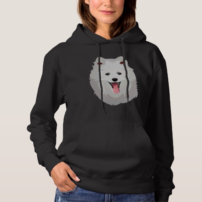 Sudadera Pomeranian With White As Snow Fur (Anverso)
