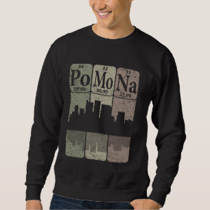 Sudadera Pomona California Elementos Periódicos de Tabla Po