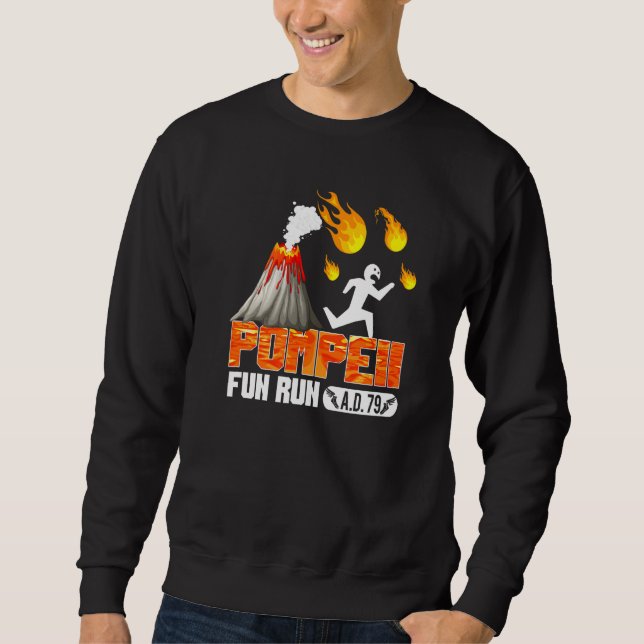 Sudadera Pompeya Fun Run 79 Ad Volcano Running Tee (Anverso)