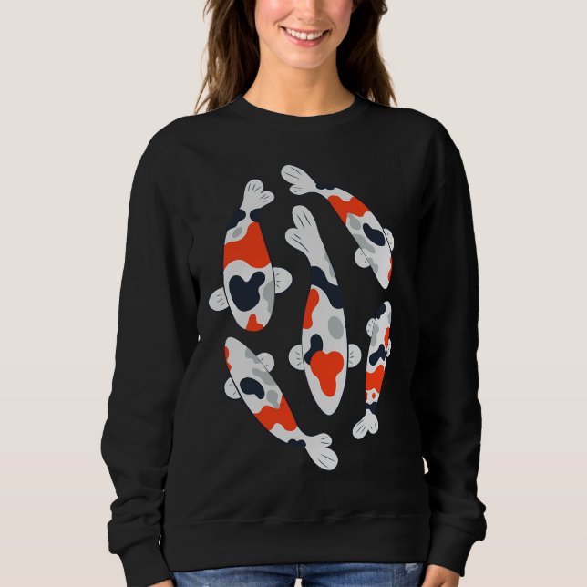 Sudadera Pond Koi Fish (Anverso)