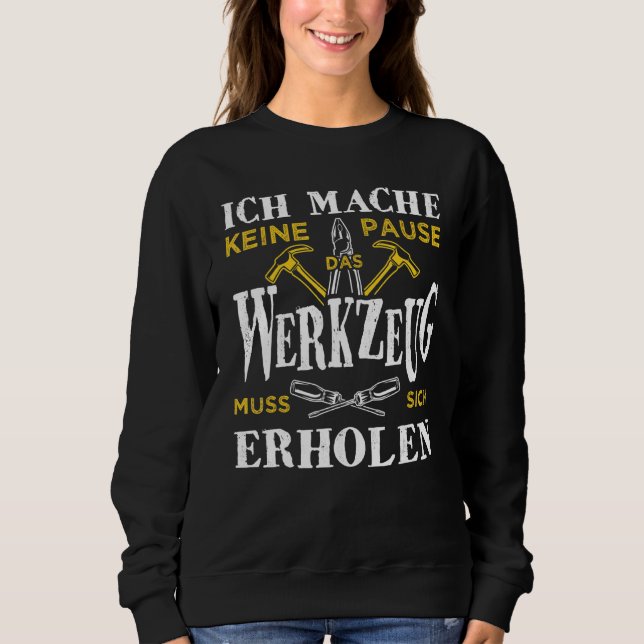 Sudadera Ponente de opinión para hombres sin herramienta de (Anverso)