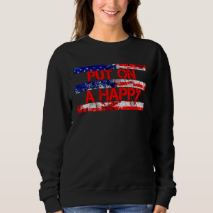 Sudadera Poner En Una Cita Feliz Humor Musical Sarcástica