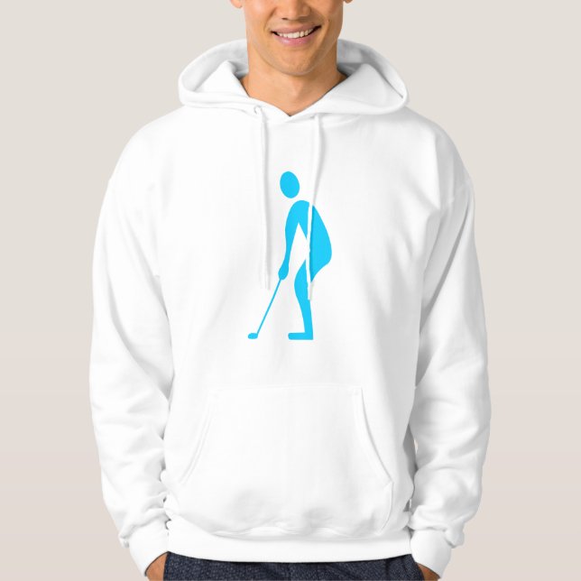 Sudadera Poniendo - Azul cielo (Anverso)