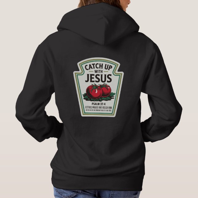Sudadera Ponte al día con Jesús (Reverso)