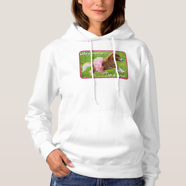 Sudadera Pony en Tutu (Anverso)