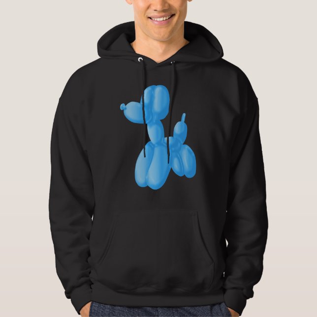 Sudadera Poodle azul (Anverso)