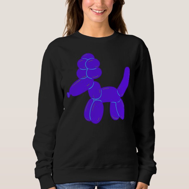 Sudadera Poodle Cute Balloon (Anverso)