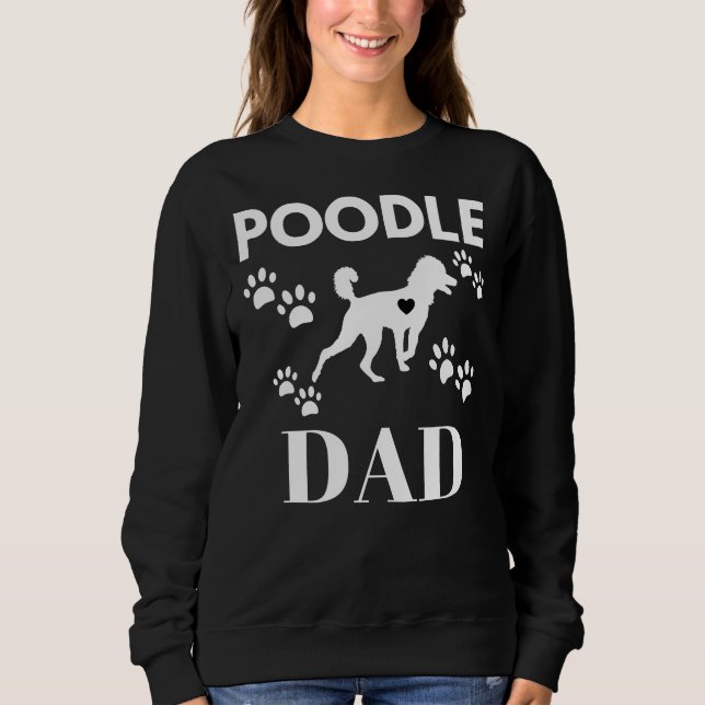 Sudadera Poodle Dad Vector Poodle (Anverso)