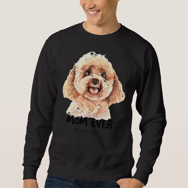 Sudadera Poodle Dog Mom (Anverso)