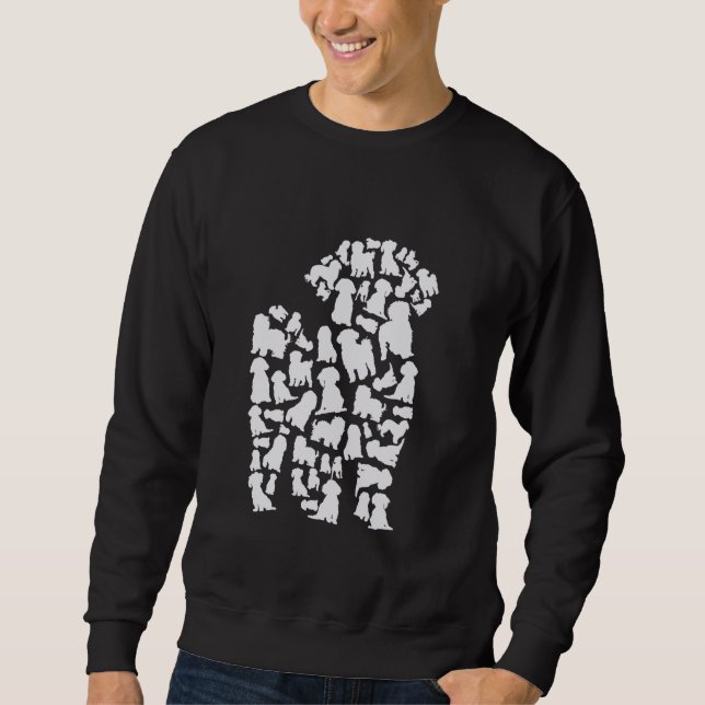 Sudadera Poodle Dog Mom Poodle Dad (Anverso)