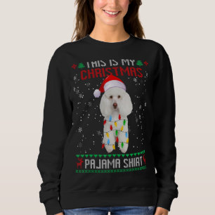 Sudadera Poodle Feo Árbol De Navidad Enciende A La Familia 
