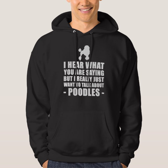 Sudadera Poodle Funny Gift (Anverso)