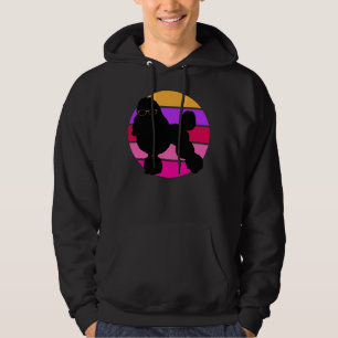 Sudadera Poodle Leopard Piel gafas de sol rosadas