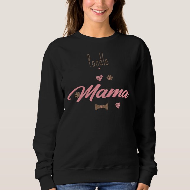 Sudadera Poodle Mama (Anverso)