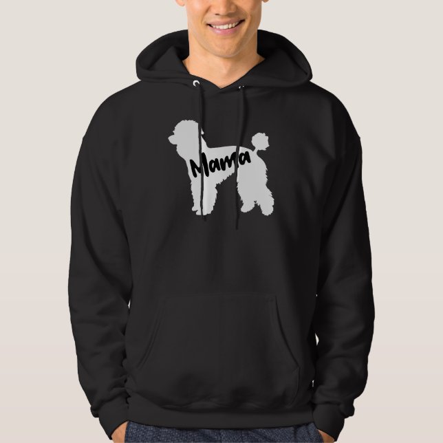 Sudadera Poodle Mama Dog Mom (Anverso)