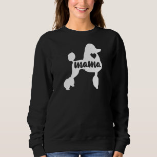 Sudadera Poodle Mama Para Mujeres Perro