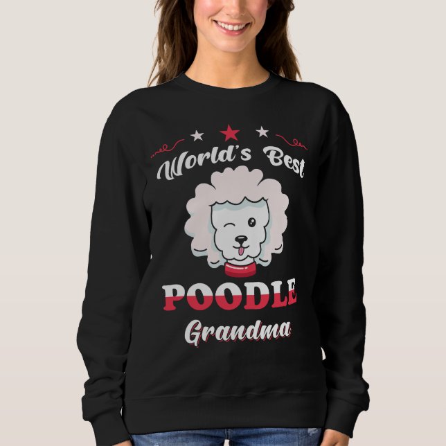 Sudadera Poodle Mom (Anverso)