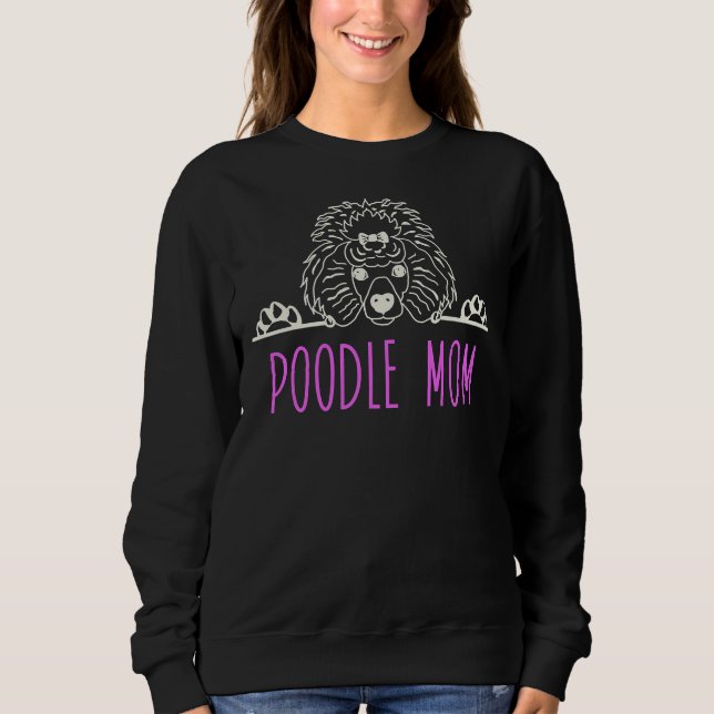 Sudadera Poodle Mom T- (Anverso)