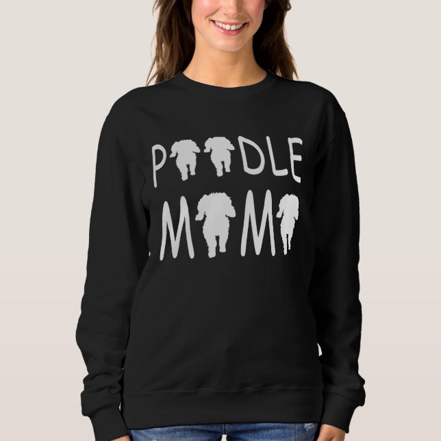 Sudadera Poodle Mum  Cute (Anverso)