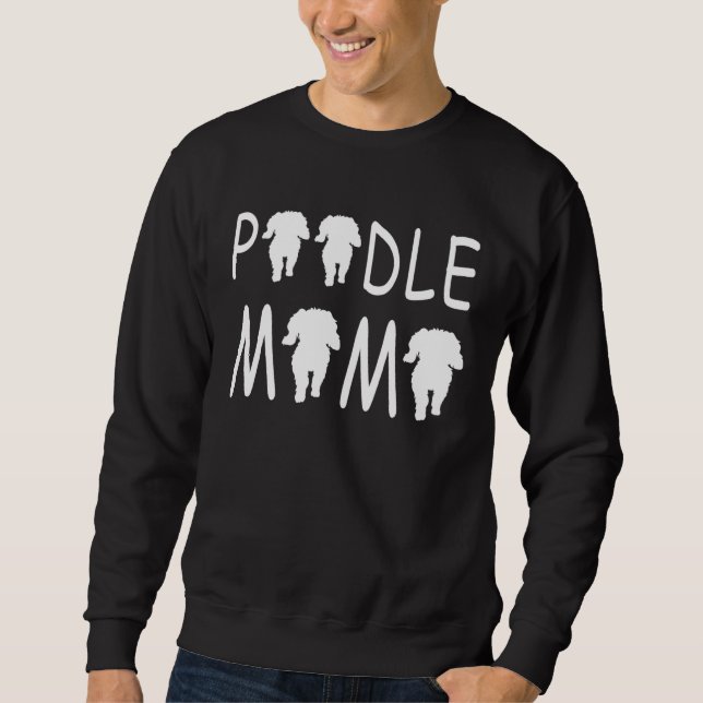 Sudadera Poodle Mum  Cute (Anverso)