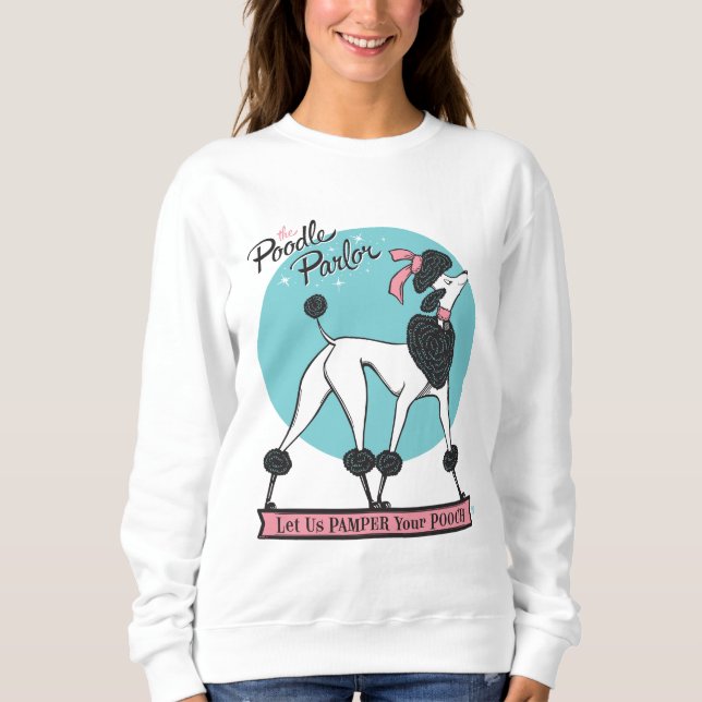 Sudadera Poodle Parlor (Anverso)