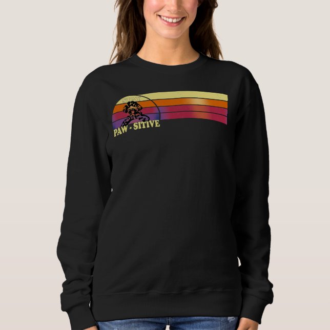 Sudadera Poodle Paw sitive horizonte (Anverso)
