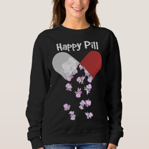 Sudadera Poodle Perro Feliz Pill Poodle Mamá Papá Regalo