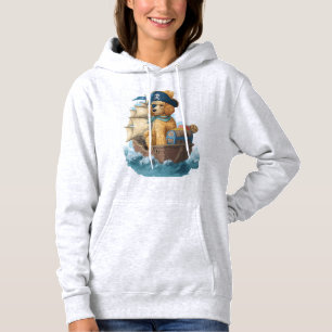 Sudadera Poodle Pirata � Perro Marino Divertido