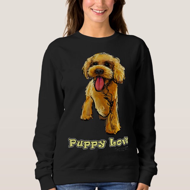 Sudadera Poodle Puppy Love (Anverso)