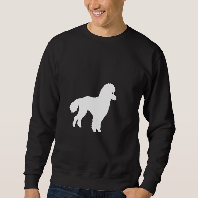 Sudadera Poodle Silhouette (Anverso)