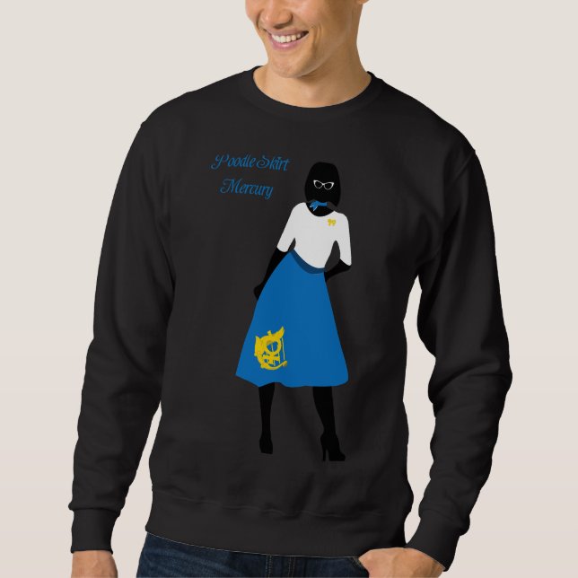 Sudadera Poodle Skirt Mercury (Anverso)