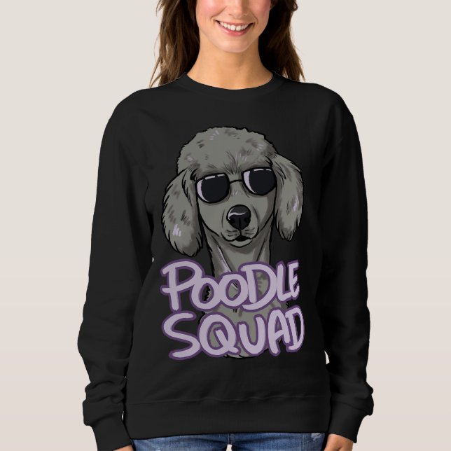 Sudadera Poodle Squad Silver (Anverso)