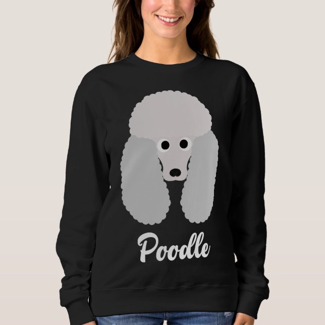 Sudadera Poodle Standard Poodle (Anverso)