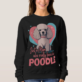 Sudadera Poodledog with heartdecoration  Poodlemom  2