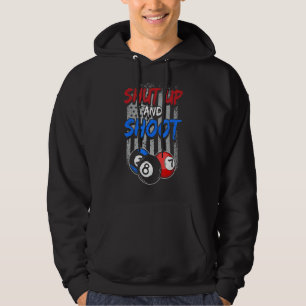 Sudadera Pool Player 8 Ball Cue Table Billiard Cállate Y