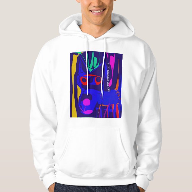Sudadera Pop art Chihuahua (Anverso)