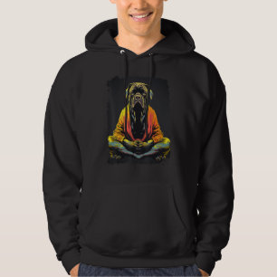 Sudadera Pop Art Dog Meditación Yoga Canso Corso