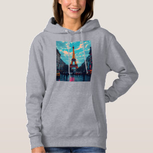Sudadera Pop Art Paris - Vibrante paisaje retro
