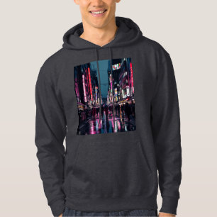 Sudadera Pop Art Tokyo - Neon Cityscape con atrevido ambien