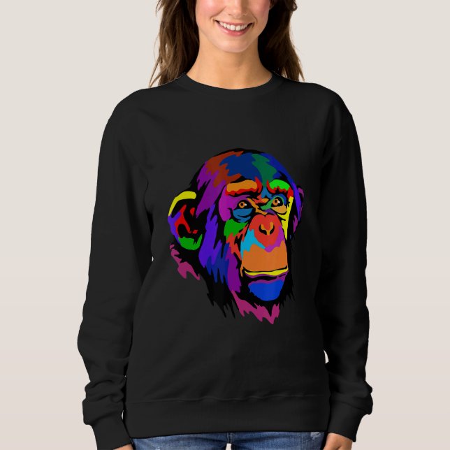 Sudadera Pop Chimpanzee (Anverso)