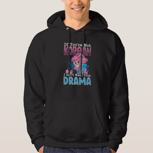 Sudadera Pop Coreano Para Un Fanático De La Moda K Pop (Anverso)