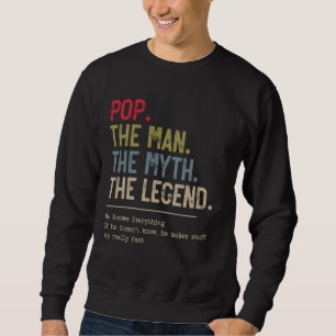Sudadera Pop El Hombre El Mito La Leyenda Que Conoce A Todo