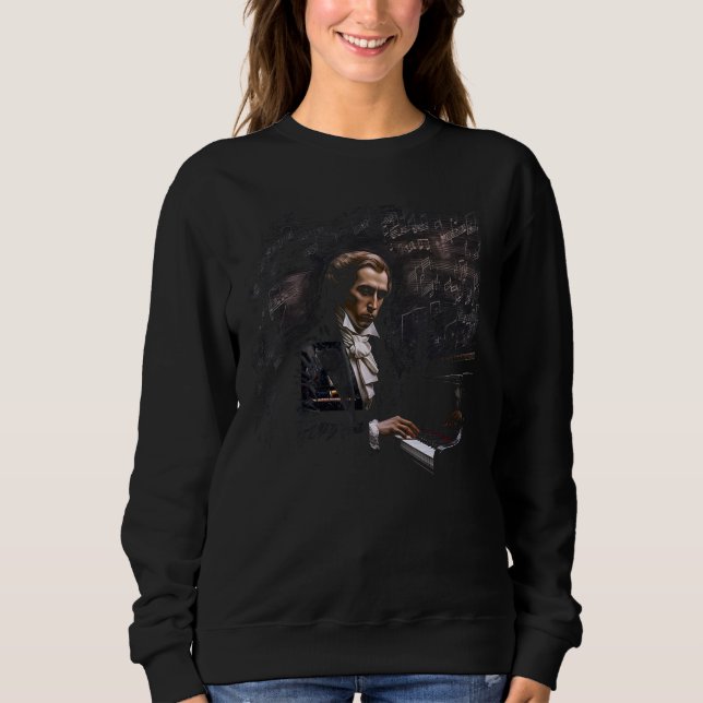 Sudadera Pop Frederic Chopin Music Piano (Anverso)