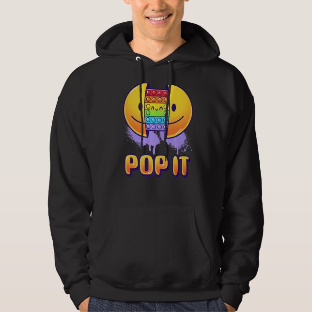 Sudadera Pop it Fidget Popping Toy's Fidget Bubble Popper (Anverso)